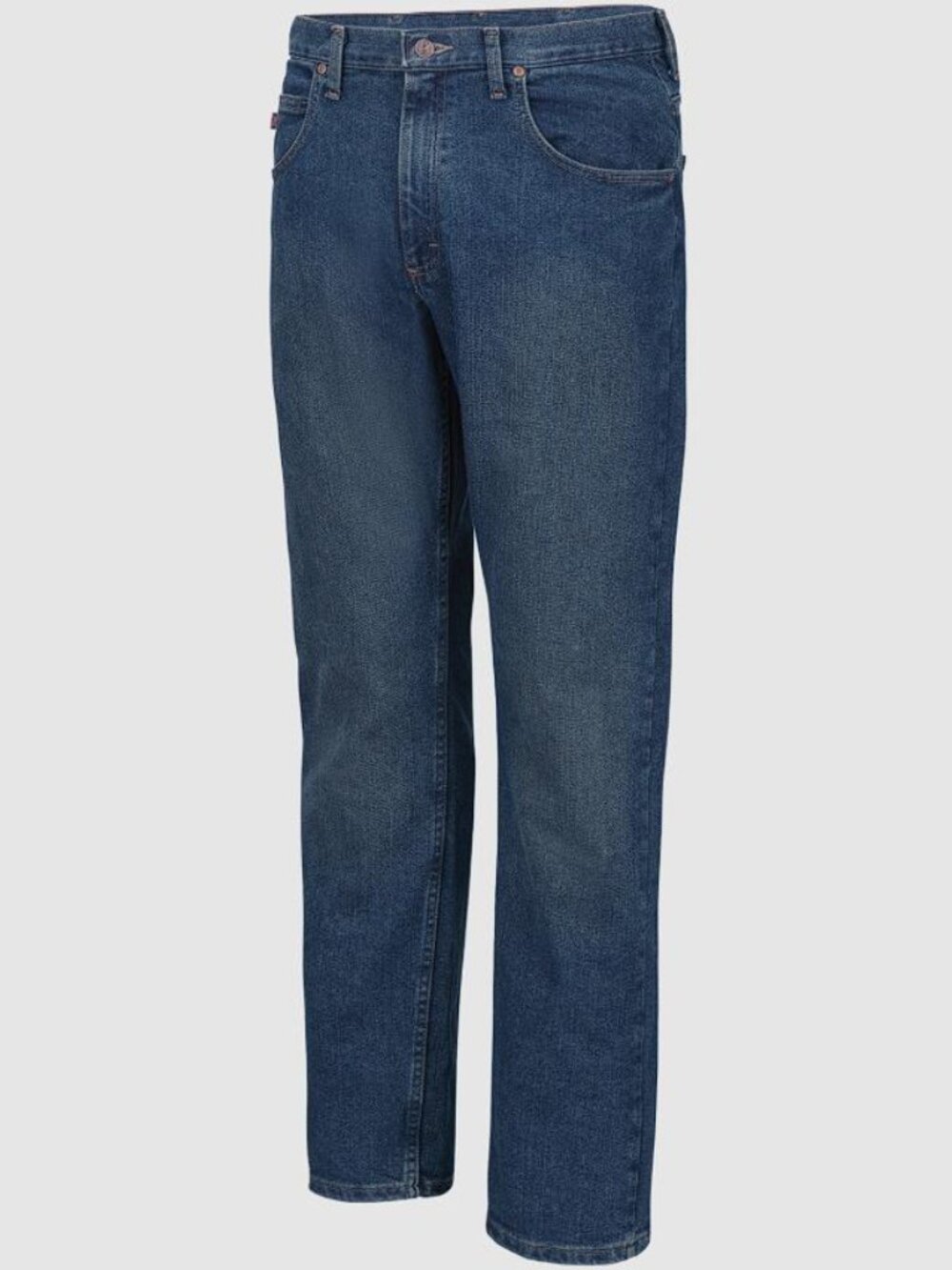 RED KAP Men's Dura-Kap Flex Work Jean Size 40X32 in Medium Wash
